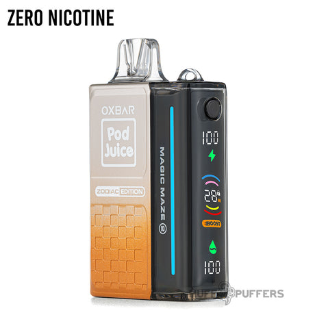 oxbar magic maze 2.0 zero nicotine disposable vape jewel tobacco