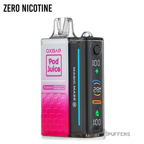 oxbar magic maze 2.0 zero nicotine disposable vape strawberry lolly