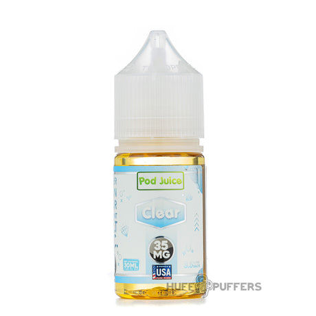 pod juice clear salt nicotine e-juice 30ml