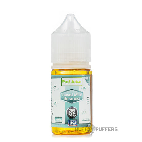 pod juice jewel mint emerald salt nicotine e-juice 30ml