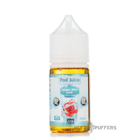 pod juice jewel mint lush freeze 30ml salt nicotine e-juice bottle