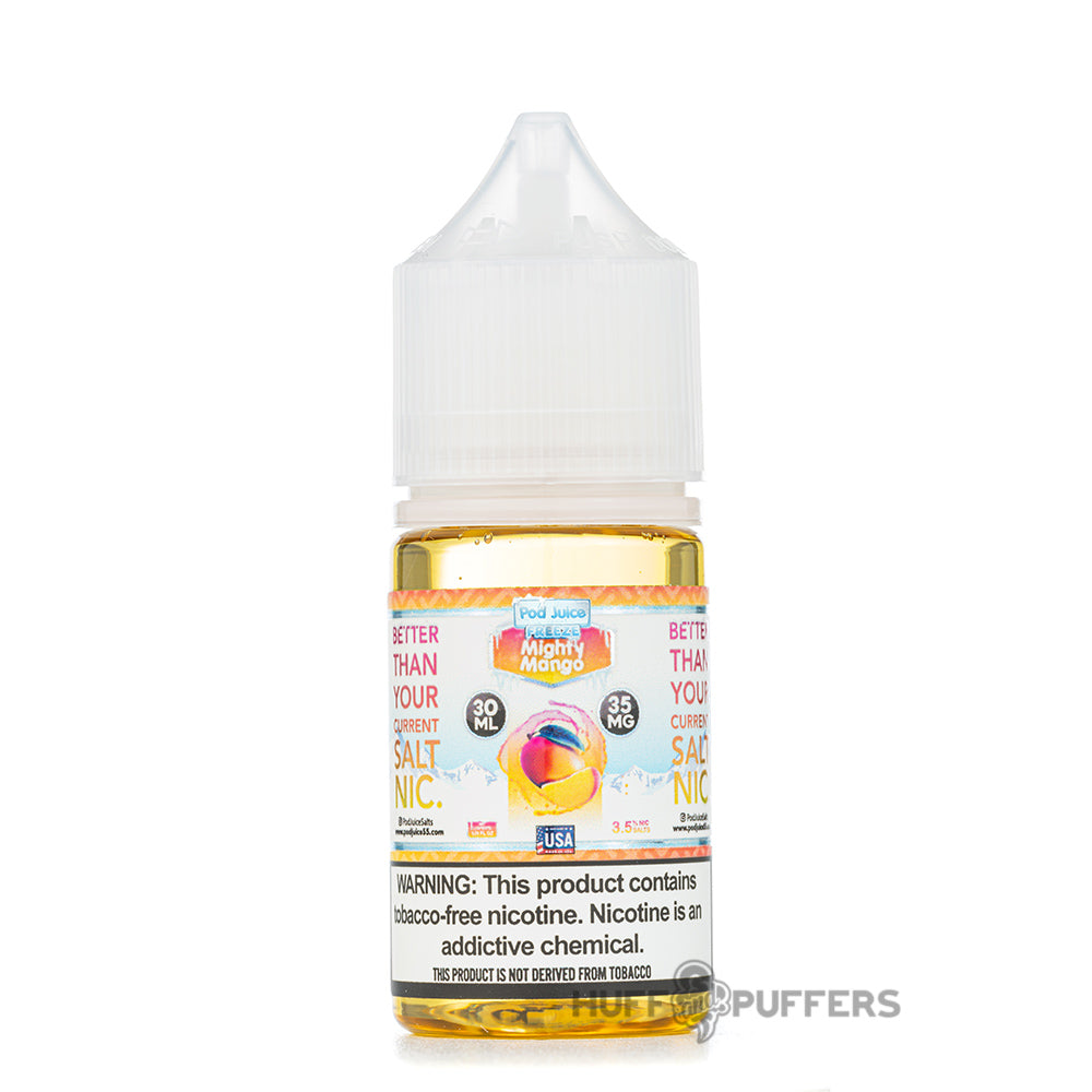 pod juice mighty mango freeze salt nicotine e-juice 30ml