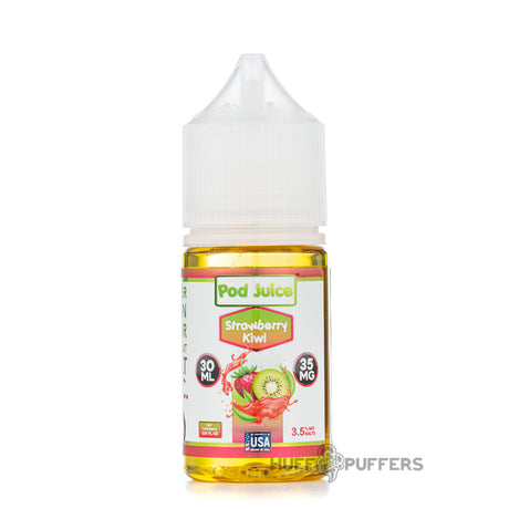 pod juice strawberry kiwi 30ml salt nicotine e-juice bottle