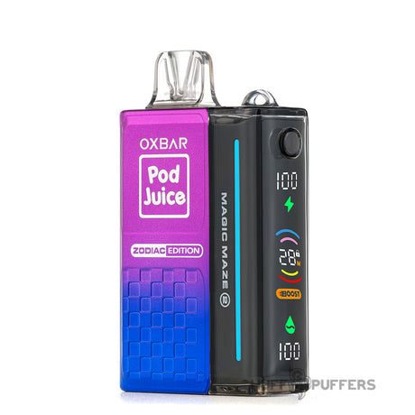 oxbar magic maze 2.0 vape x pod juice blueberry muffin