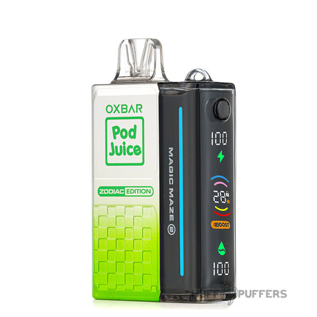 oxbar magic maze 2.0 vape x pod juice jewel mint