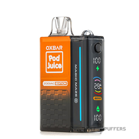 oxbar magic maze 2.0 vape x pod juice juicy mango burst