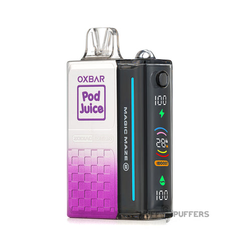 oxbar magic maze 2.0 vape x pod juice moon drops