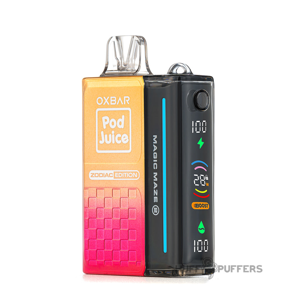 oxbar magic maze 2.0 vape x pod juice pink strawberry shortcake