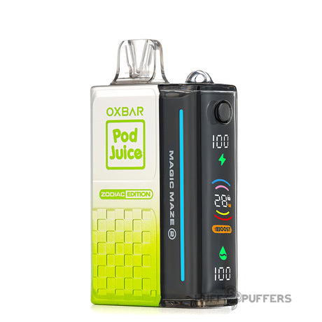 oxbar magic maze 2.0 vape x pod juice sour apple skitz