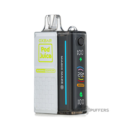 pod juice x oxbar magic maze 2.0 vape clear green