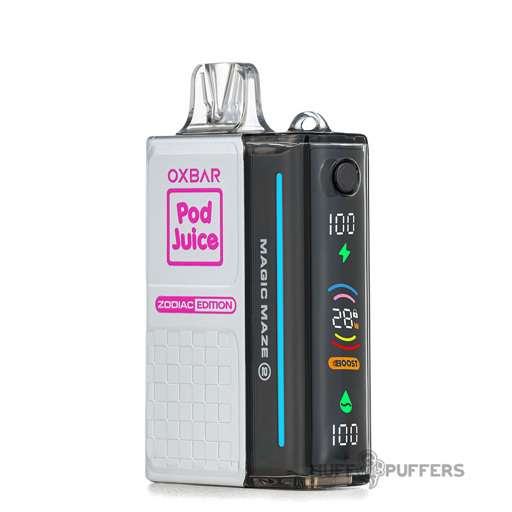 pod juice x oxbar magic maze 2.0 vape clear pink