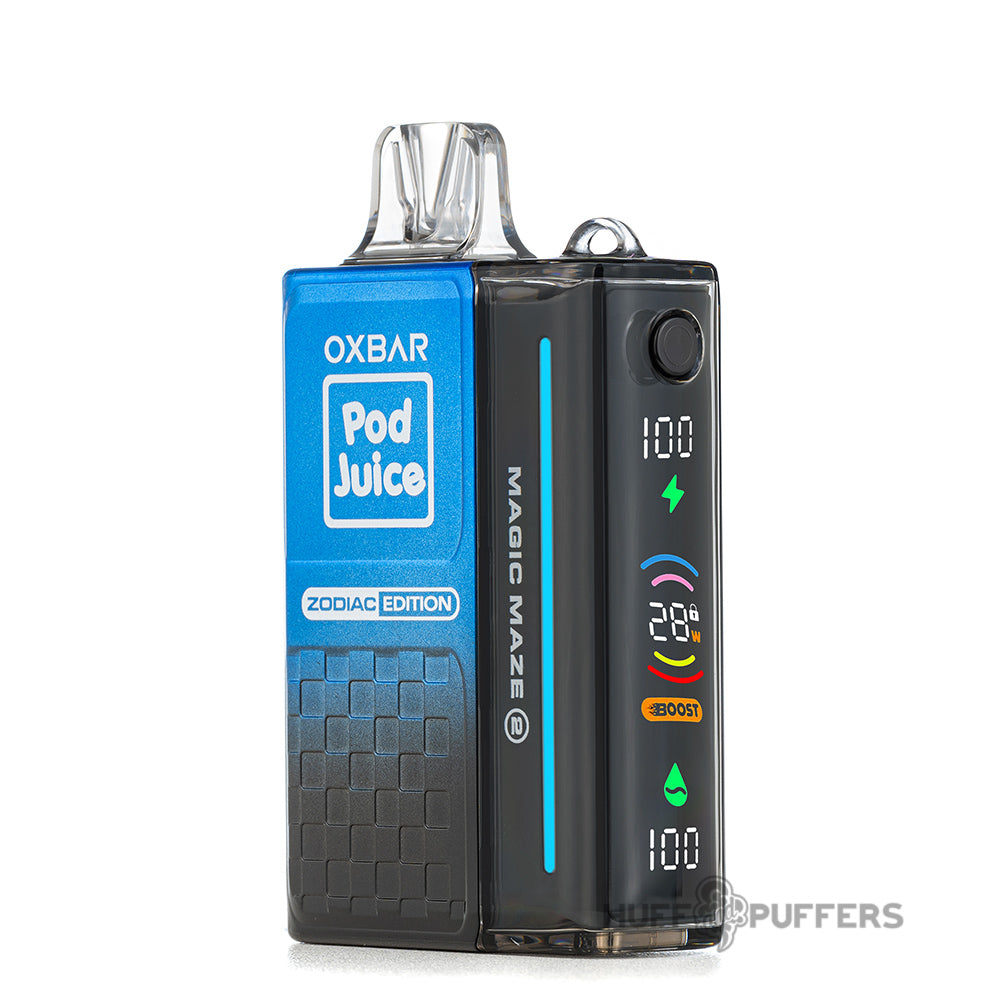 pod juice x oxbar magic maze 2.0 vape cobalt mint