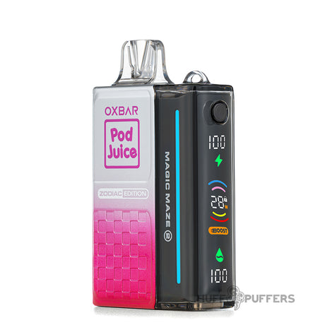 pod juice x oxbar magic maze 2.0 vape pink berries