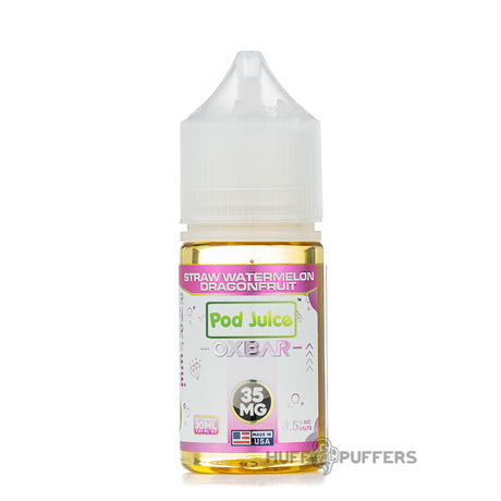 pod juice x oxbar straw watermelon dragonfruit salt nicotine e-juice 30ml