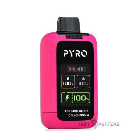 pyro duo 30k disposable vape cherry berry