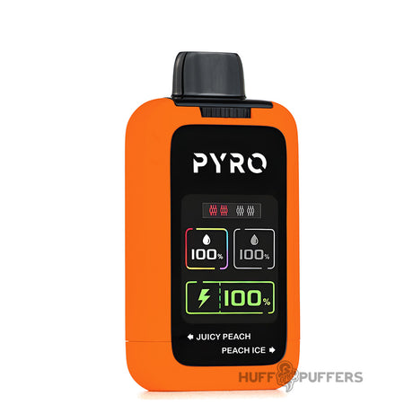 pyro duo 30k disposable vape juicy peach peach ice