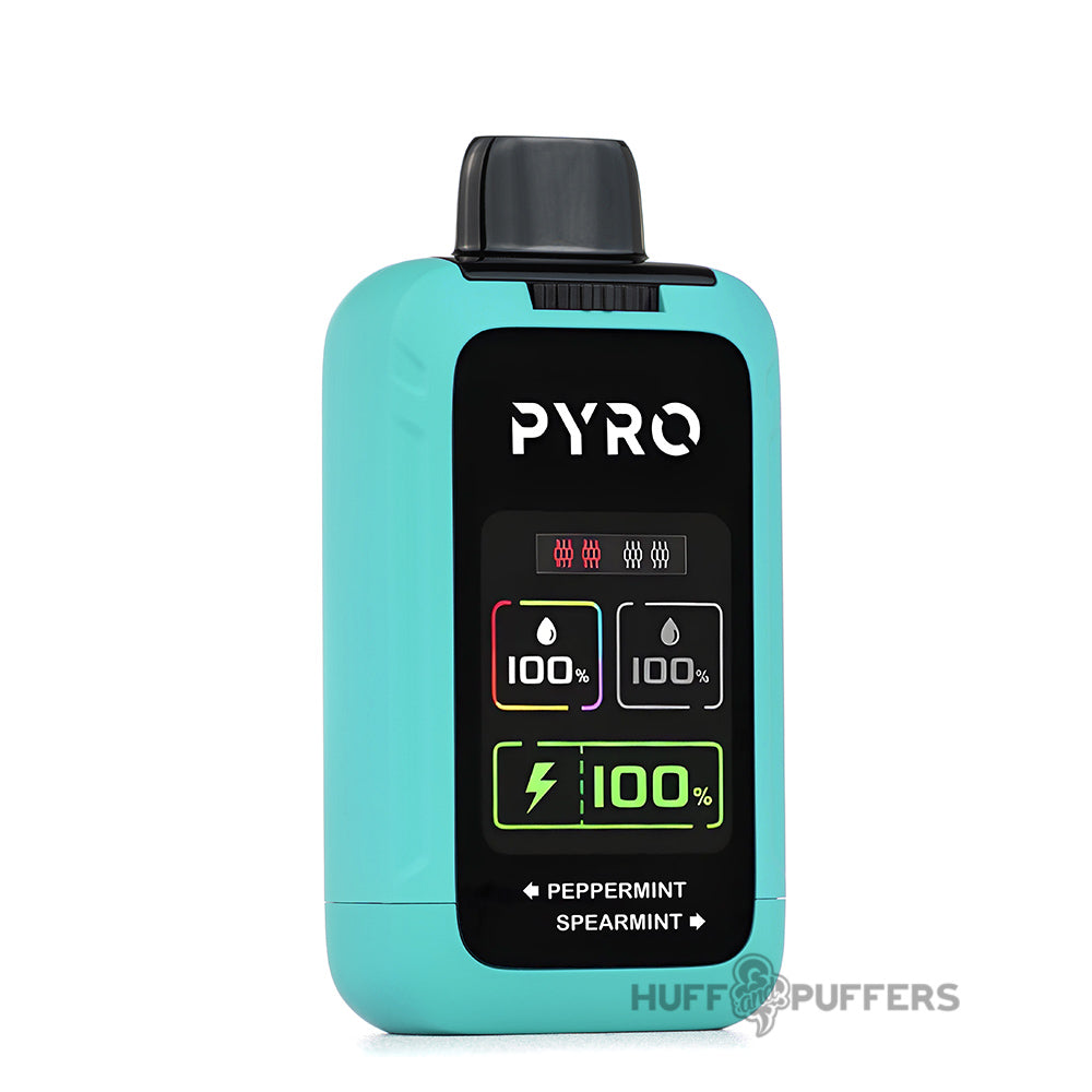 pyro duo 30k disposable vape peppermint spearmint