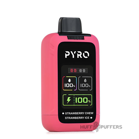 pyro duo 30k disposable vape strawberry chew strawberry ice