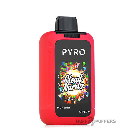 pyro duo cloud nurdz cherry apple disposable vape