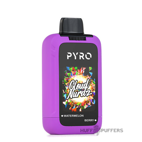 pyro duo cloud nurdz watermelon berry disposable vape