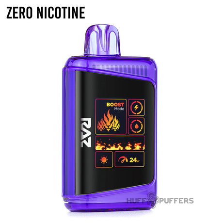 raz ltx zero nicotine disposable vape bangin sour berries