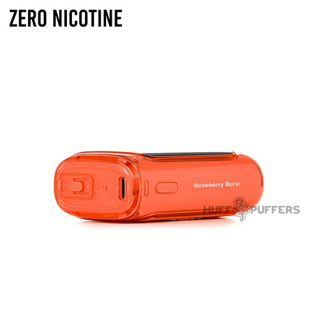 raz ltx zero nicotine disposable vape laying down strawberry burst