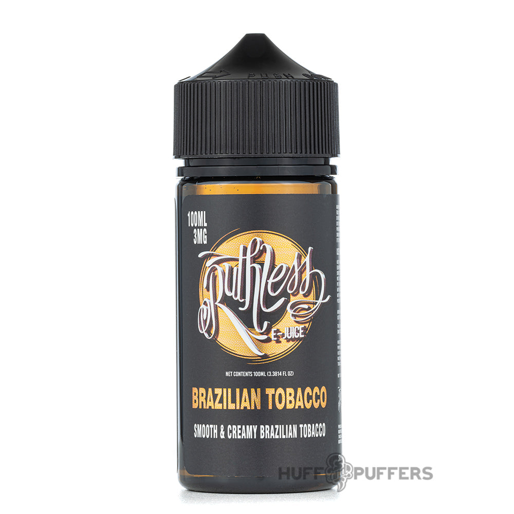 ruthless e juice brazilian tobacco 100ml bottle