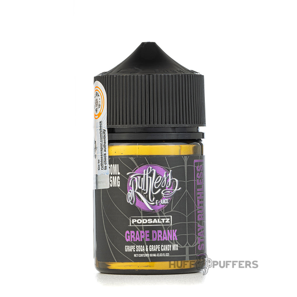 ruthless podsaltz grape drank salt nicotine e-juice 60ml