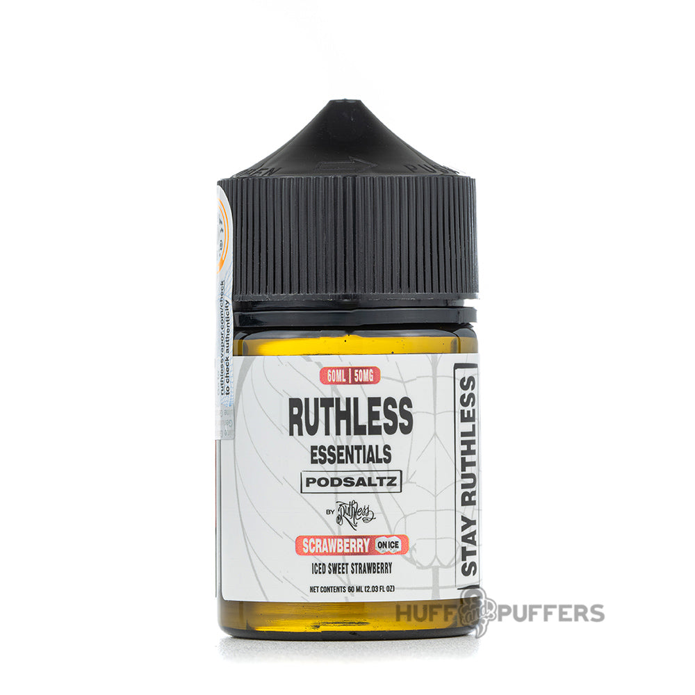 ruthless essential podsaltz scrawberry on ice 60ml