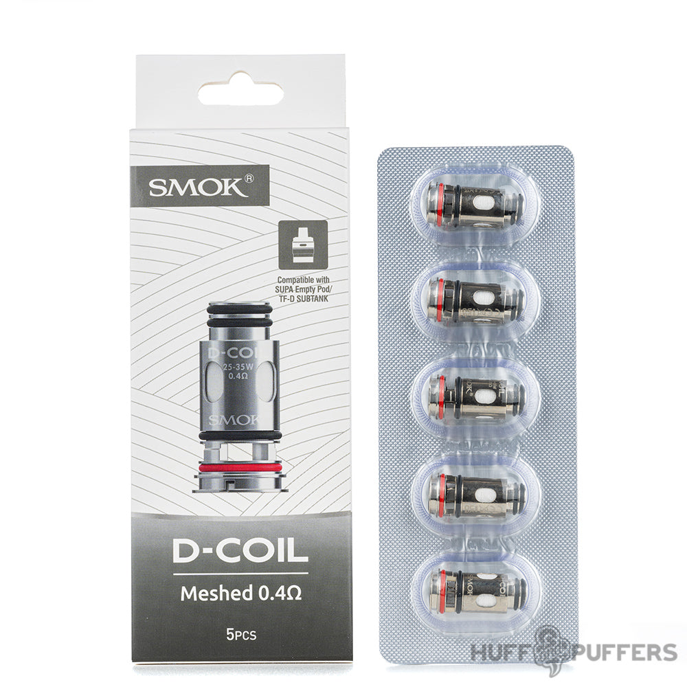 smok d-coil meshed 0.4 ohm 5 pack