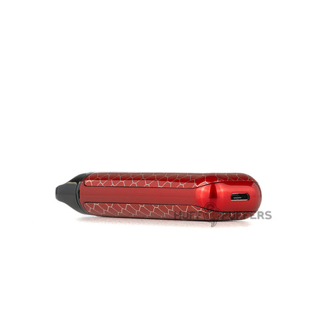 smok novo 3 pod system iml red cobra laying down bottom view