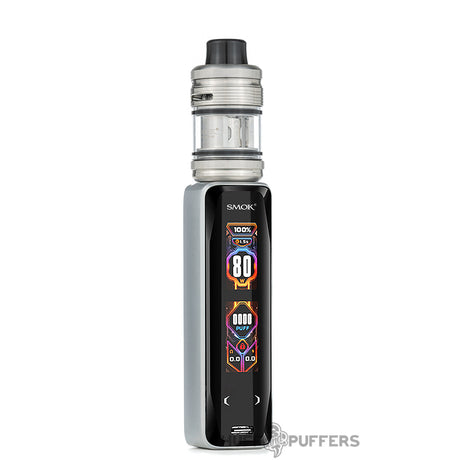 smok x-priv solo kit front view of LED screen