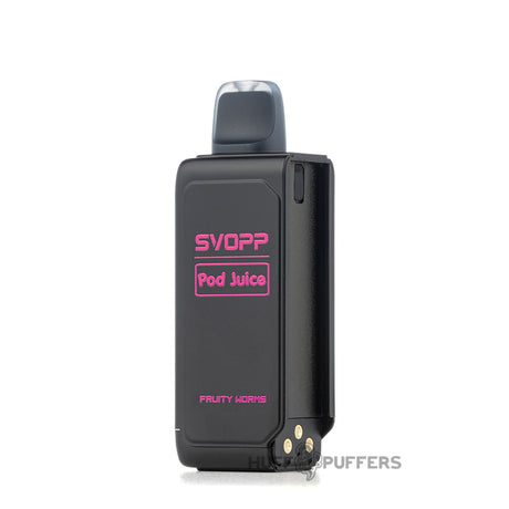 svopp flavor pod fruity worms by pod juice