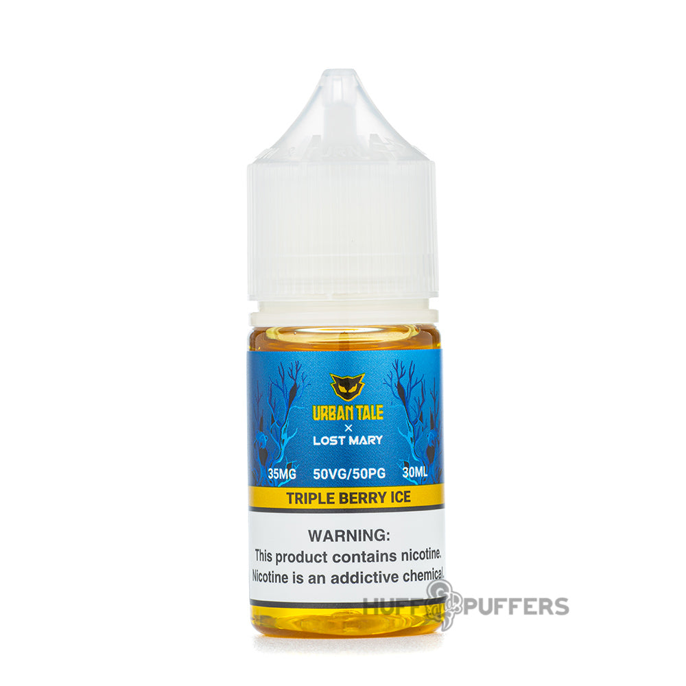 urban tale x lost mary salt triple berry ice 30ml e-juice bottle