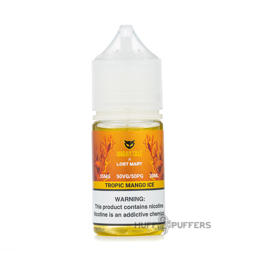 Urban Tale X Lost Mary Nic Salts Tropic Mango Ice 30mL e-juice bottle