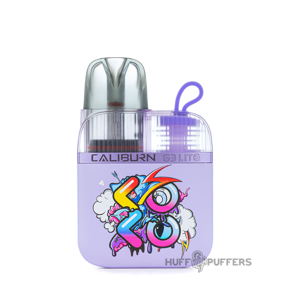 uwell caliburn g3 lite koko pod system graffiti purple