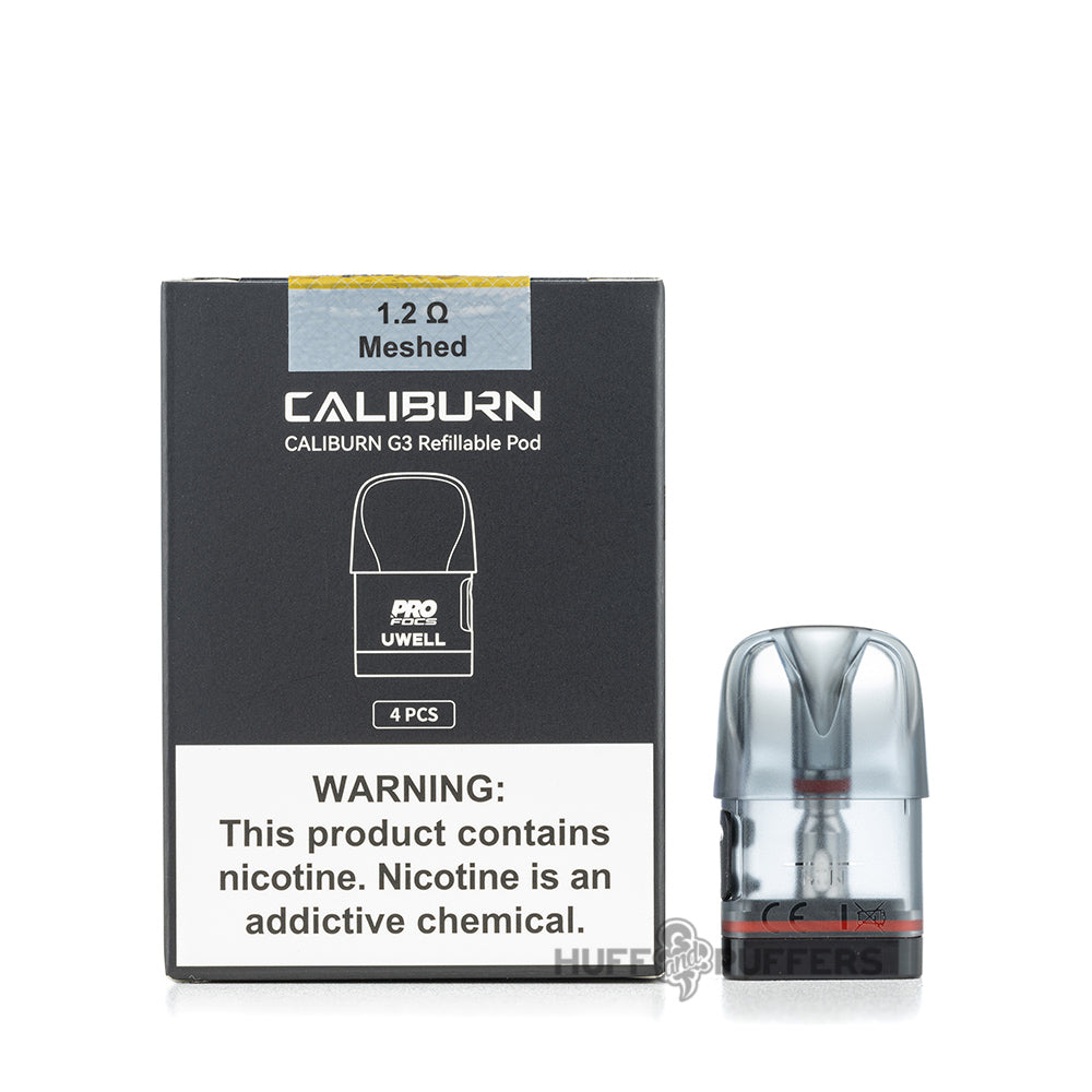 uwell caliburn g3 pods 1.2 ohm meshed