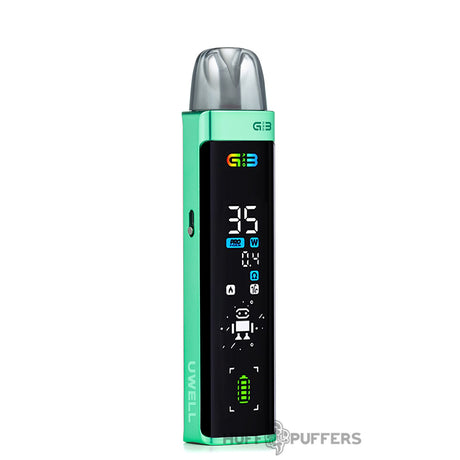 uwell caliburn g3 pro pod system emerald green