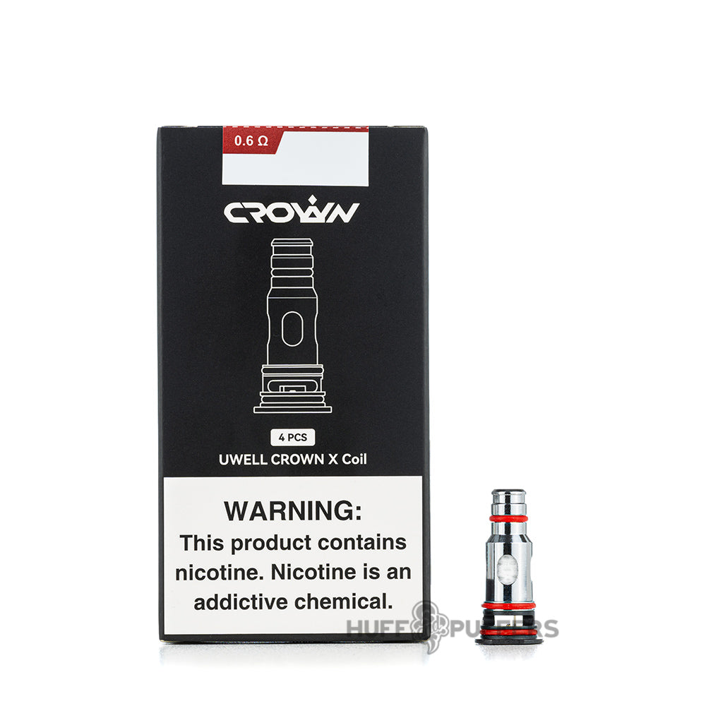 Uwell Crown X Coils 0.6 ohm with packaging