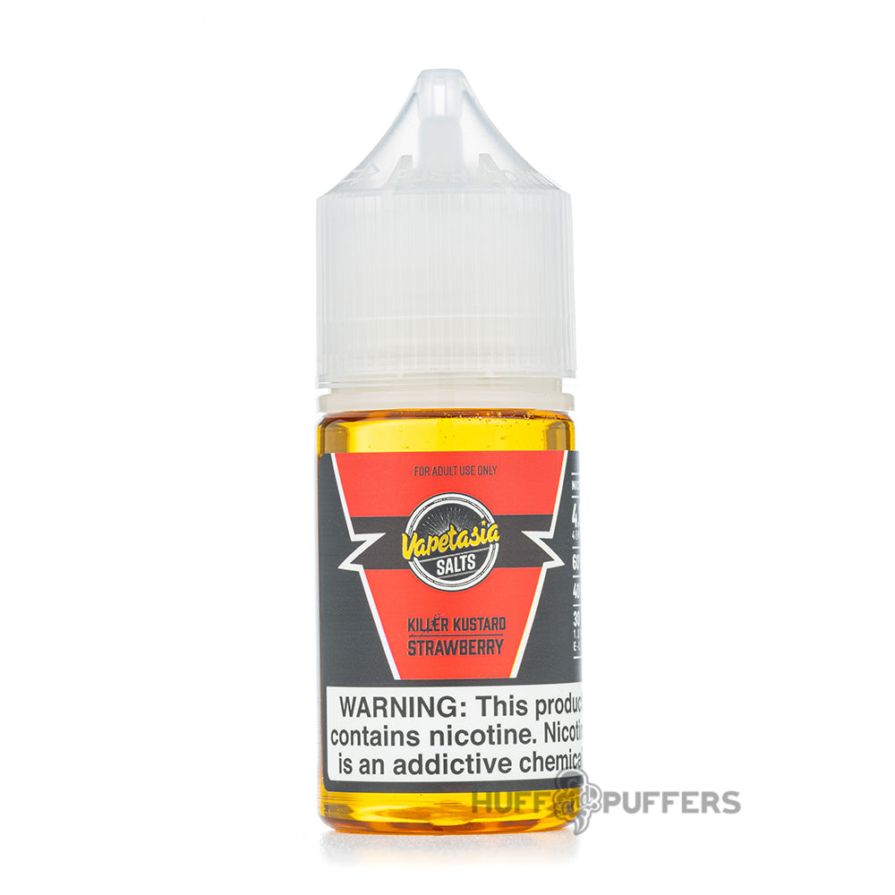 vapetasia salts strawberry killer kustard 30ml e-juice bottle