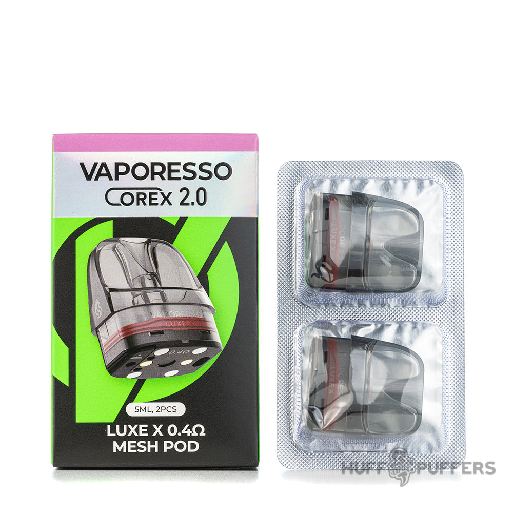 vaporesso luxe x 0.4 ohm pods corex 2.0