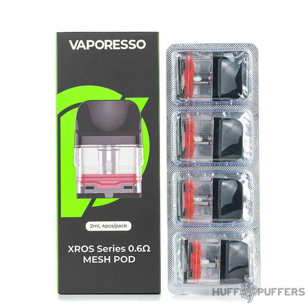 vaporesso xros pods 0.6 ohm 2ml top fill