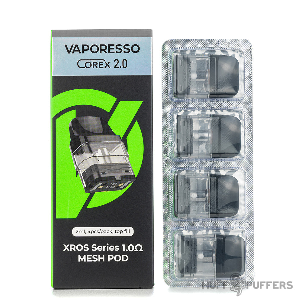 vaporesso xros corex 2.0 pods 1.0 ohm mesh