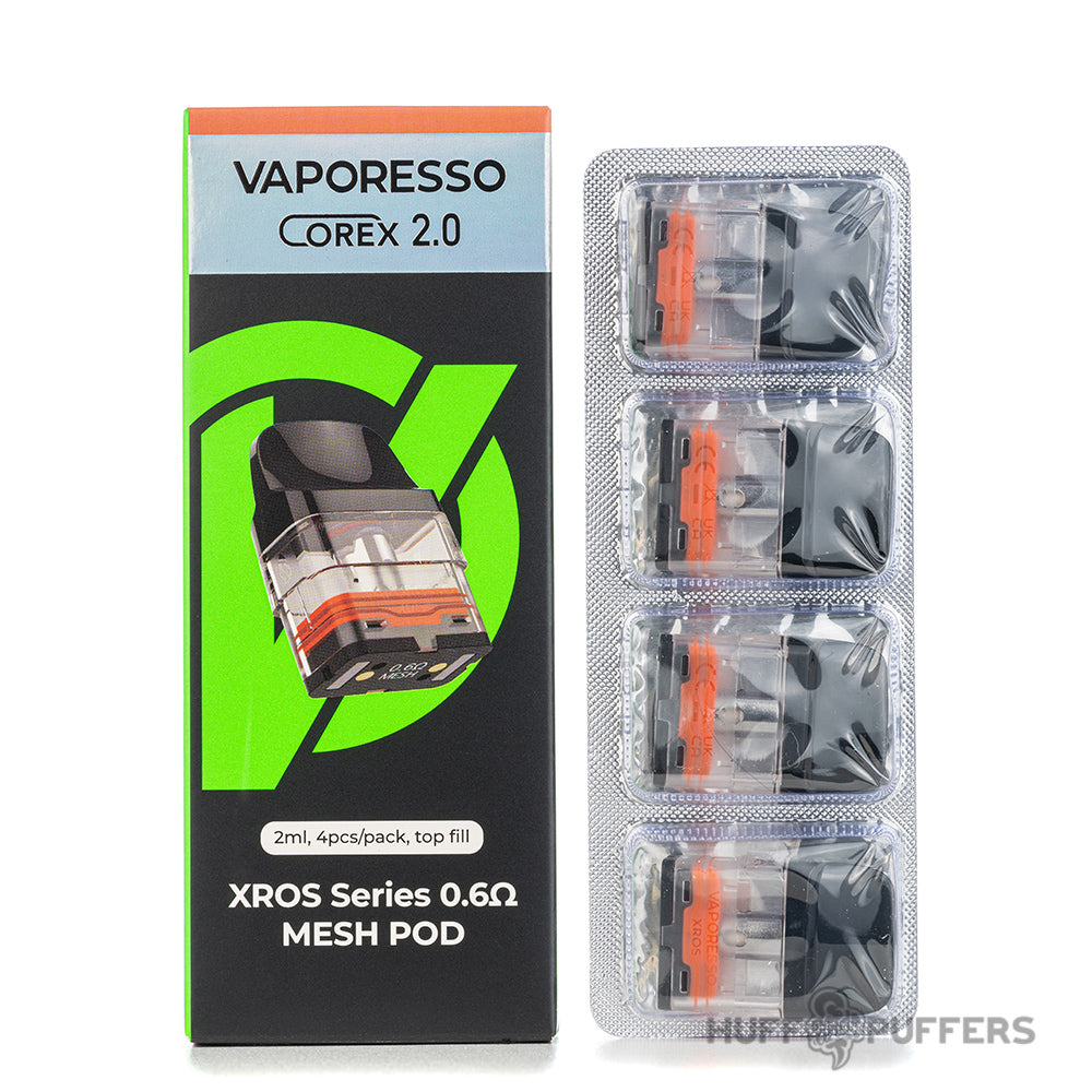 vaporesso xros pods 0.6 ohm mesh corex 2.0