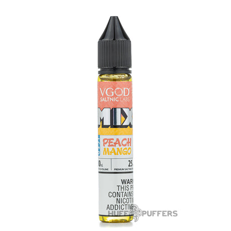 vgod saltnic mix iced peach mango e-juice 30ml