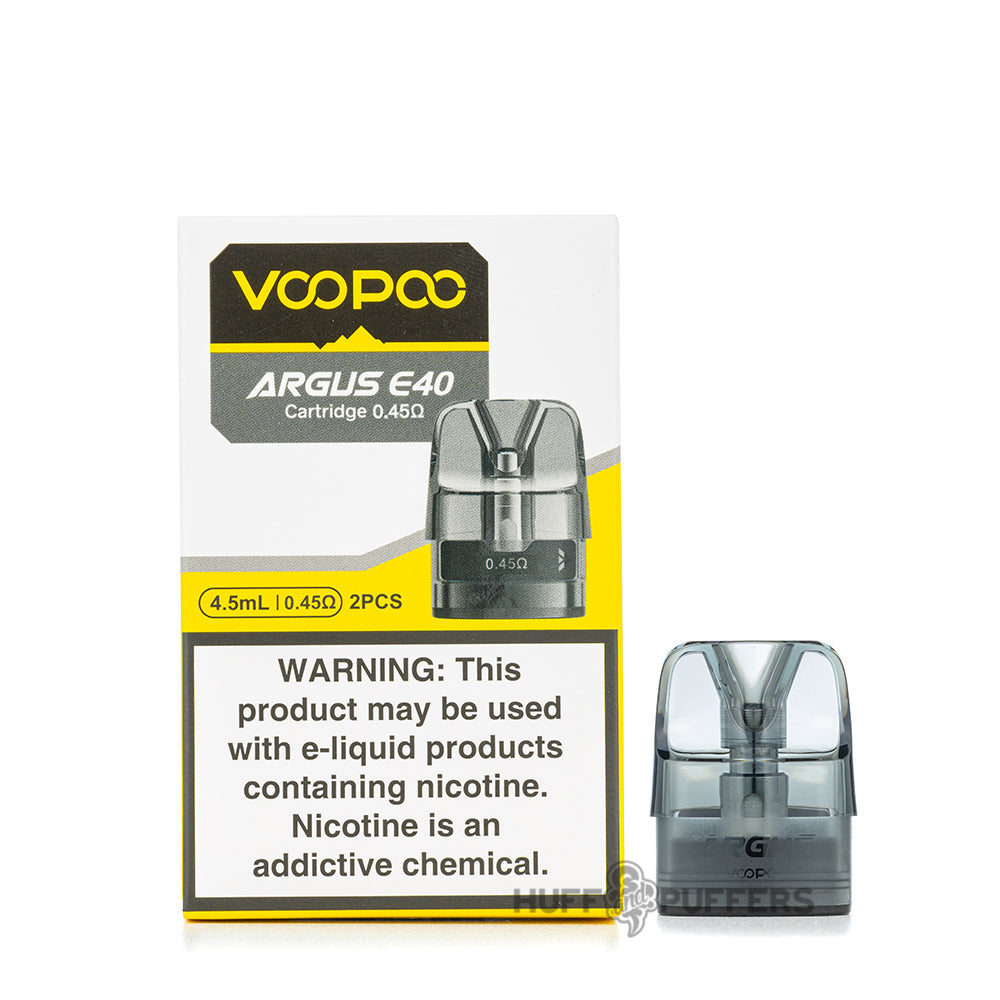 voopoo argus e40 cartridge 0.45 ohm with package