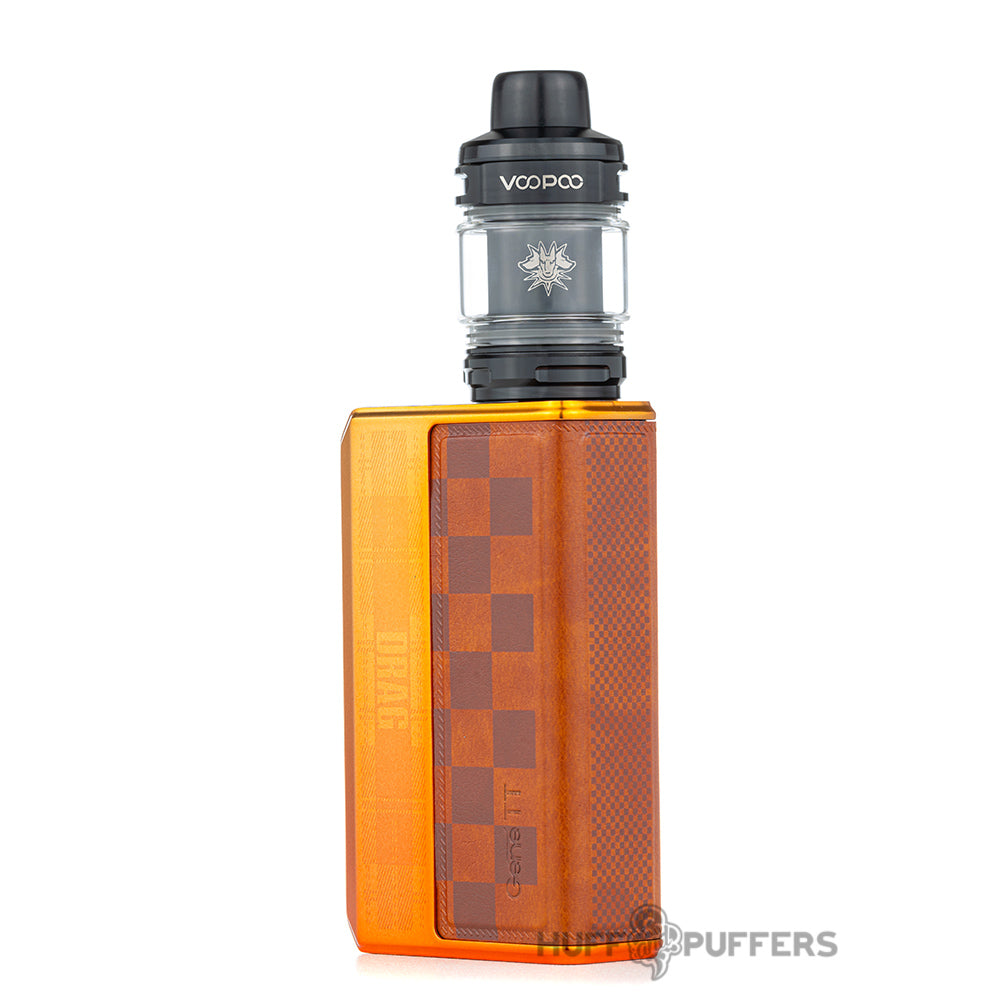 voopoo drag 5 kit sunset orange back view