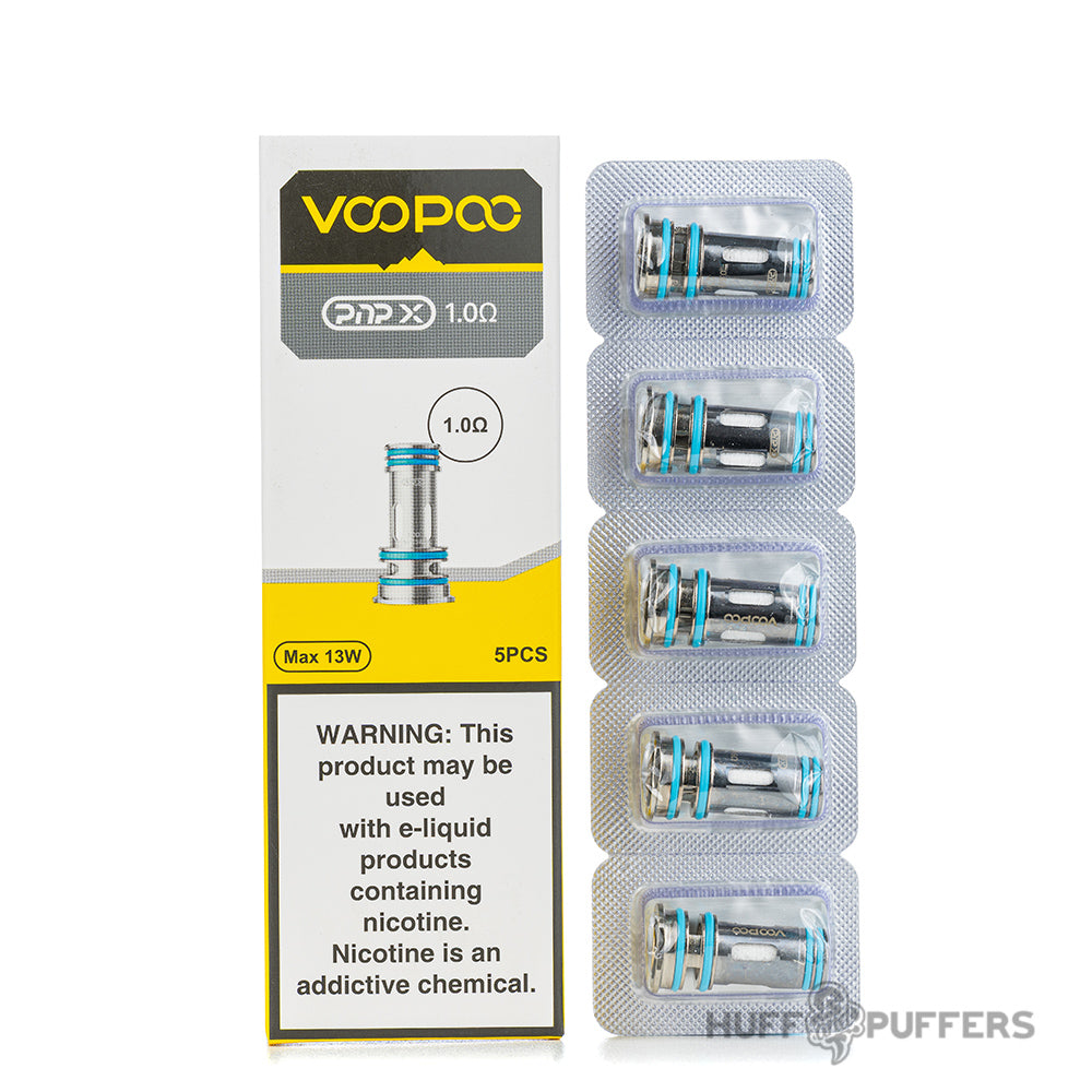 voopoo pnp x coils 1.0 ohm with packaging