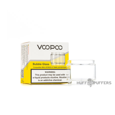 voopoo ufroce x tank replacement glass with packaging