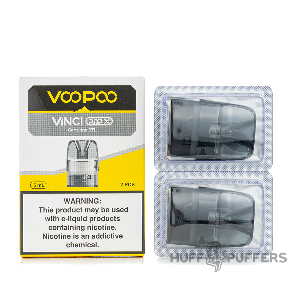 voopoo vinci pnp x cartridge 2 pack with packaging